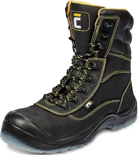 Buty robocze wysokie ocieplane lekkie S3 BK TPU Cerva