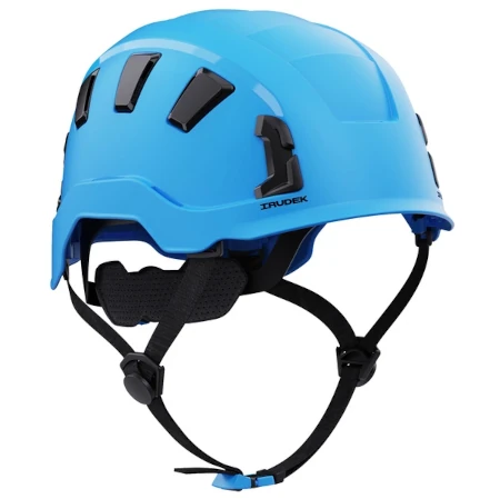 Kask do pracy na wysokości wentylowany OREKA II niebieski Irudek