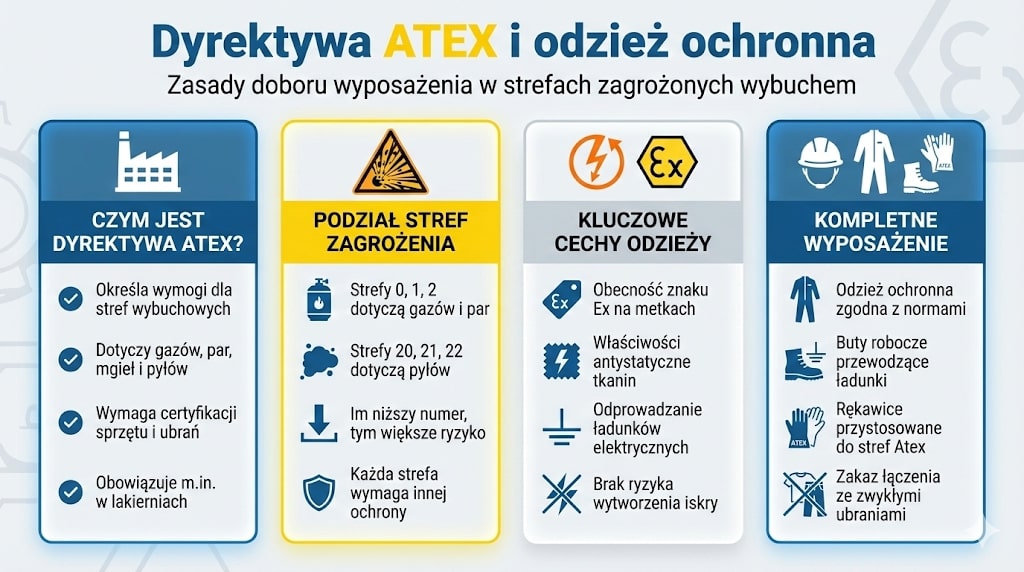 Dyrektywa ATEX i odzież ochronna