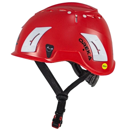 Kask ochronny do pracy ochronny Oreka Mips czerwony Irudek