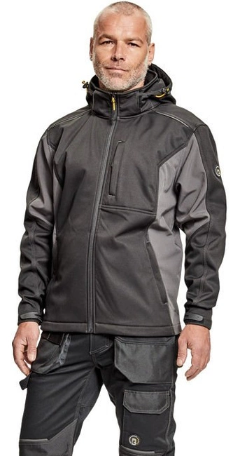 Softshell kurtka wodoodporna Dayboro antracytowo-czarny