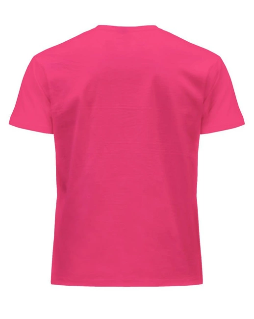 Koszulka męska z krótkim rękawem neonowa fuksja | JHK Regular T-Shirt Man - efektBHP.pl
