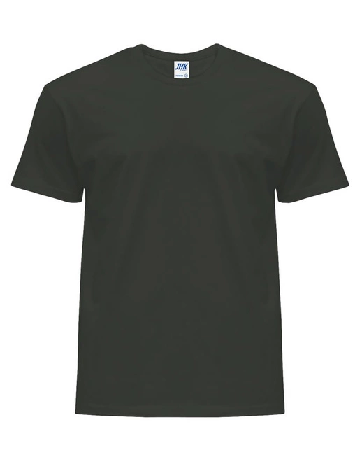 Koszulka męska z krótkim rękawem grafitowa  | JHK Regular T-Shirt Man - efektBHP.pl