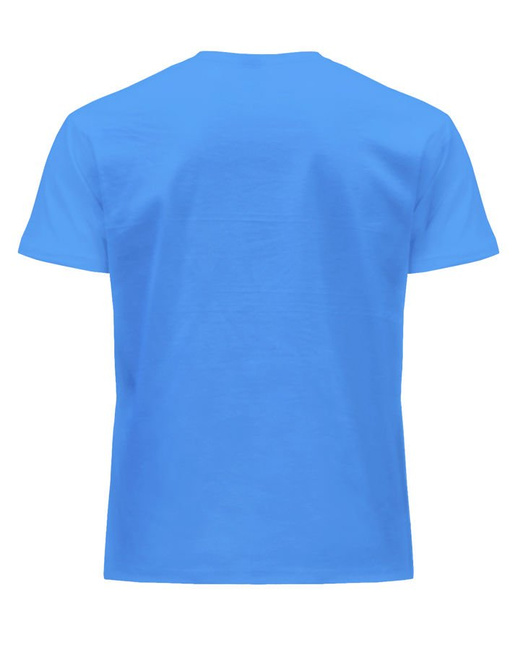 Koszulka męska z krótkim rękawem azurowa | JHK Regular T-Shirt Man - efektBHP.pl