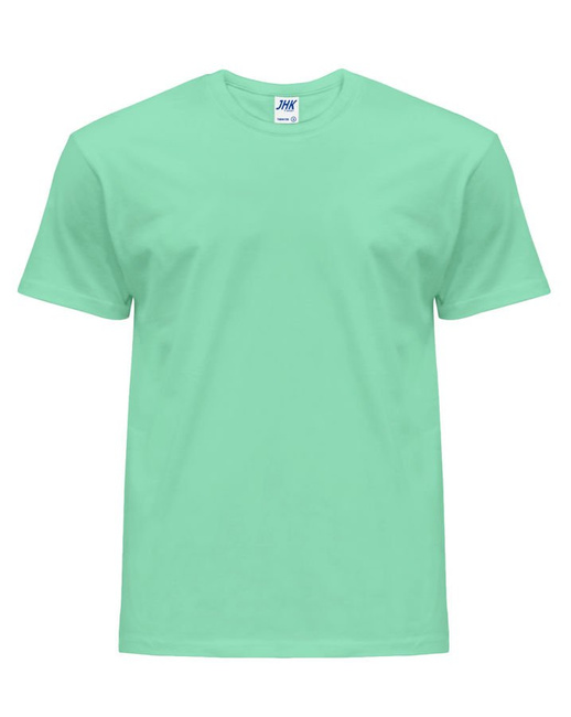Koszulka męska z krótkim rękawem miętowa | JHK Regular T-Shirt Man - efektBHP.pl