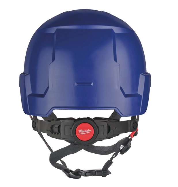 Kask niewentylowany z regulacją BOLT 200 niebieski Milwaukee