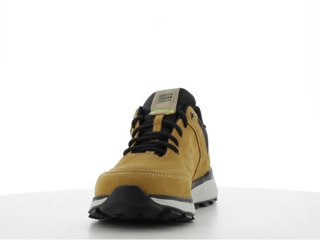 Skórzane buty trekkingowe STEADY piaskowe Safety Jogger