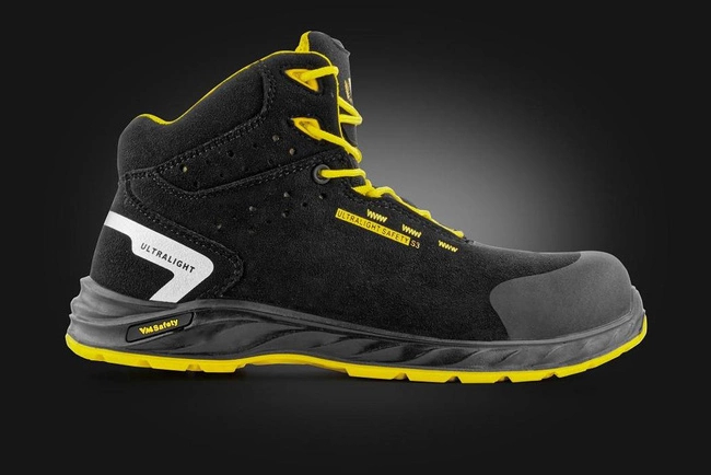 Buty trzewiki ochronne z serii super lekkich butów roboczych Wisconsin S3 ESD