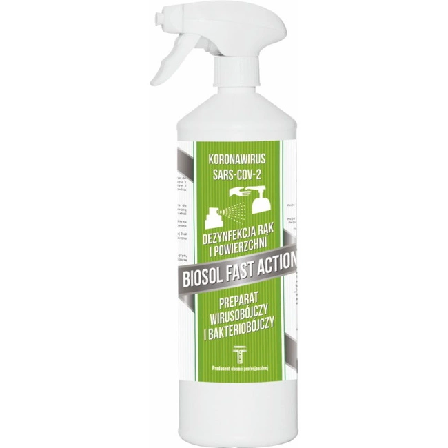 Płyn bakteriobójczy koronawirus do dezynfekcji Biosol Fast Action