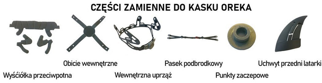 Kask ochronny do pracy na wysokości Oreka żółty Irudek