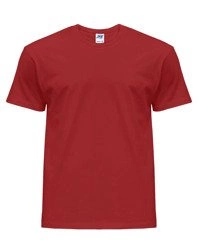 Koszulka męska z krótkim rękawem szkarłatna | JHK Regular T-Shirt Man - efektBHP.pl