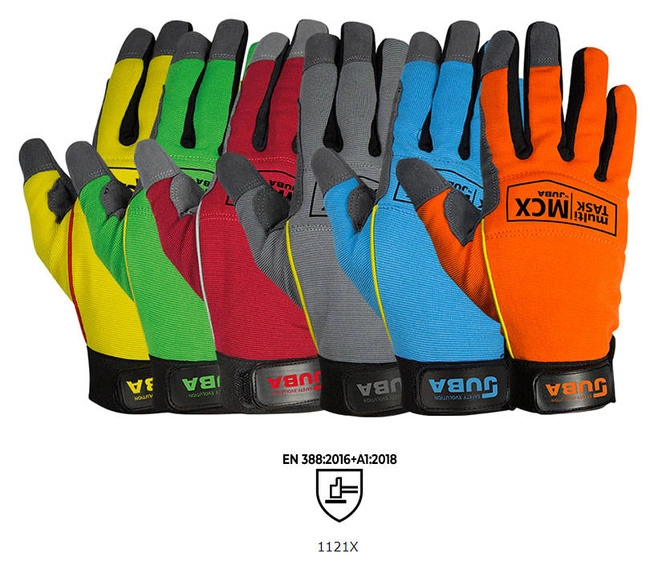 Rękawice robocze do pracy w warsztacie i nie tylko! Model Mecanix żółty Juba