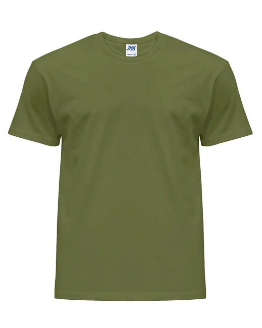 Koszulka męska z krótkim rękawem zgniła zieleń | JHK Regular T-Shirt Man - efektBHP.pl