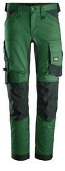 Spodnie stretch 6341 AllroundWork Snickers forest green/black