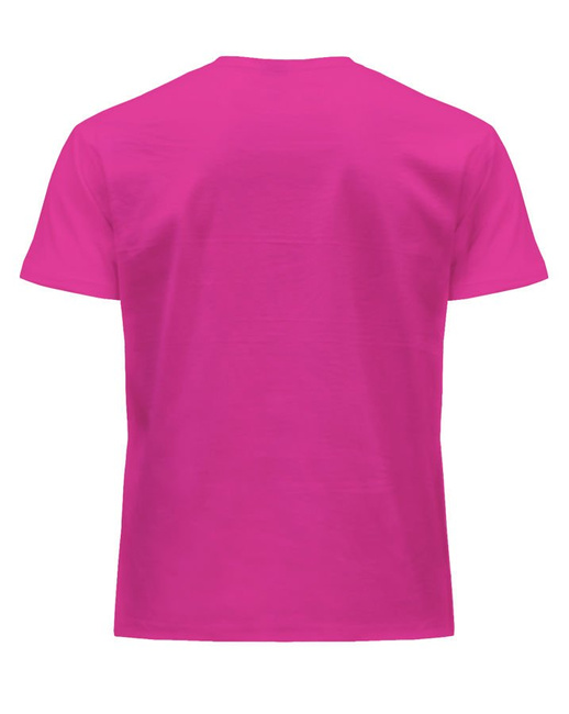 Koszulka męska z krótkim rękawem w kolorze fuksji | JHK Regular T-Shirt Man - efektBHP.pl