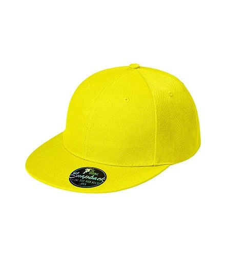 Czapka MŁODZIEŻOWA RAP 6P ADLER cytrynowa