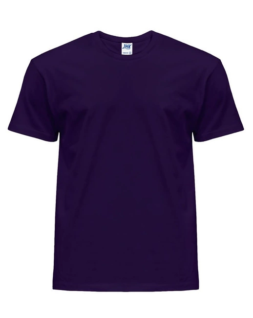 Koszulka męska z krótkim rękawem fioletowa | JHK Regular T-Shirt Man - efektBHP.pl