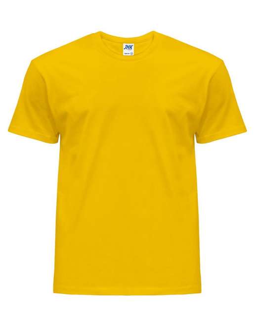 Koszulka męska z krótkim rękawem żółta | JHK Regular T-Shirt Man - efektBHP.pl