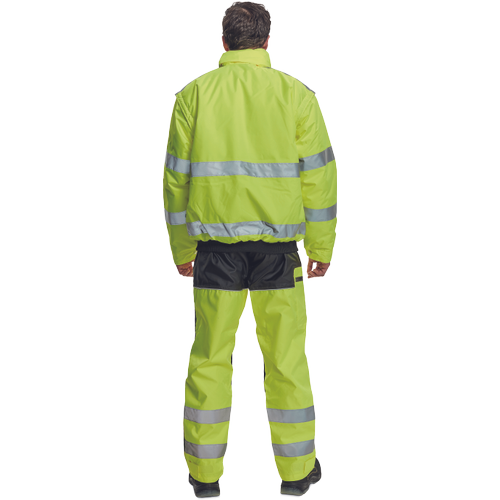 Kurtka zimowa odblaskowa pilotka 2w1 Clovelly Cerva żółta
