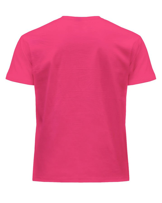 Koszulka męska z krótkim rękawem neonowa fuksja | JHK Regular T-Shirt Man - efektBHP.pl