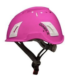 Kask ochronny do pracy na wysokości Oreka różowy Irudek