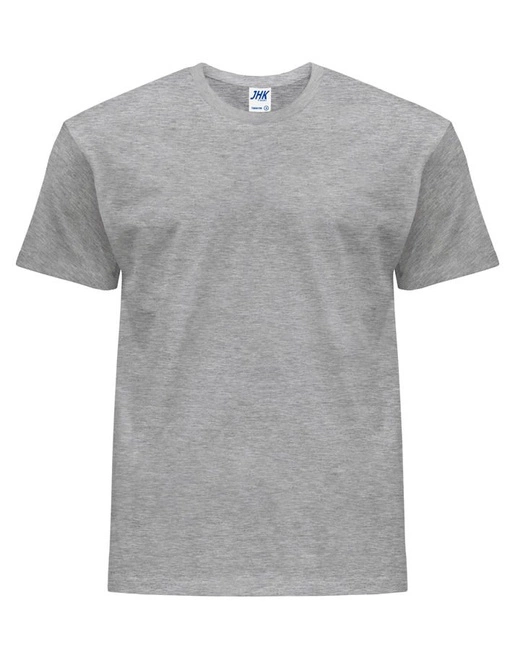 Koszulka męska z krótkim rękawem szary melanż | JHK Regular T-Shirt Man - efektBHP.pl