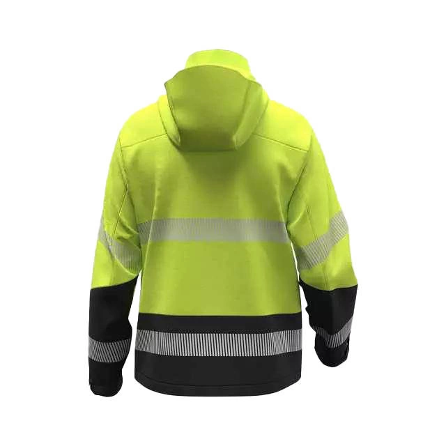 Robocza kurtka odblaskowa softshell SCUTI HIVIS żółto-czarna Safety Jogger