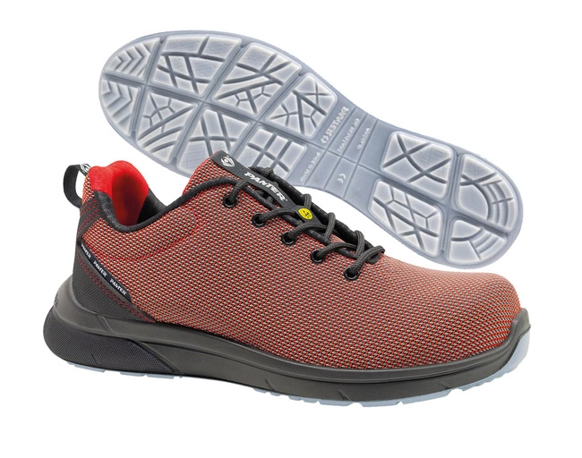 Buty robocze bardzo lekkie Forza Sport S3 ESD w kolorze czerwonym