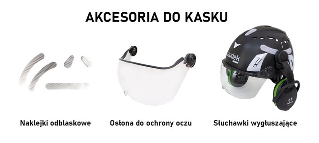 Kask ochronny do pracy na wysokości Oreka żółty Irudek