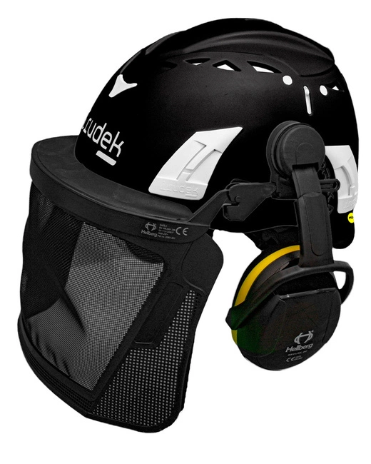 Kask ochronny do pracy na wysokości Oreka zielony Irudek