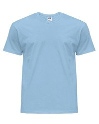 Koszulka męska z krótkim rękawem pastelowa błękitna | JHK Regular T-Shirt Man - efektBHP.pl