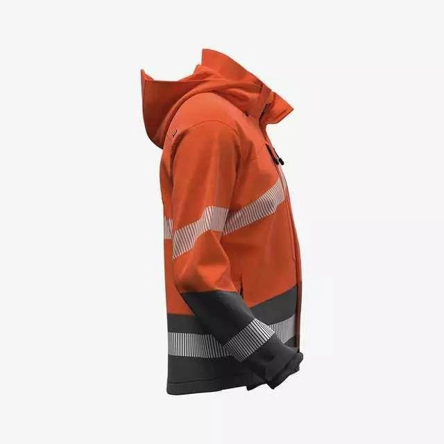 Robocza kurtka odblaskowa softshell SCUTI HIVIS pomarańczowo-szara Safety Jogger