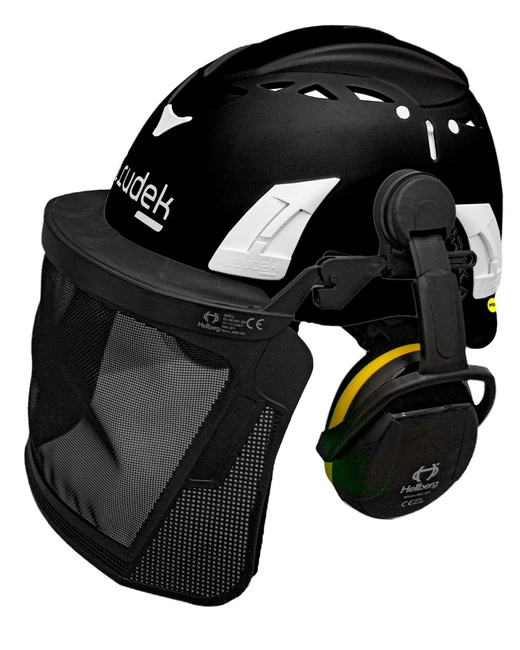 Kask ochronny do pracy na wysokości Oreka Mips różowy Irudek