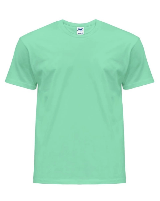 Koszulka męska z krótkim rękawem miętowa | JHK Regular T-Shirt Man - efektBHP.pl