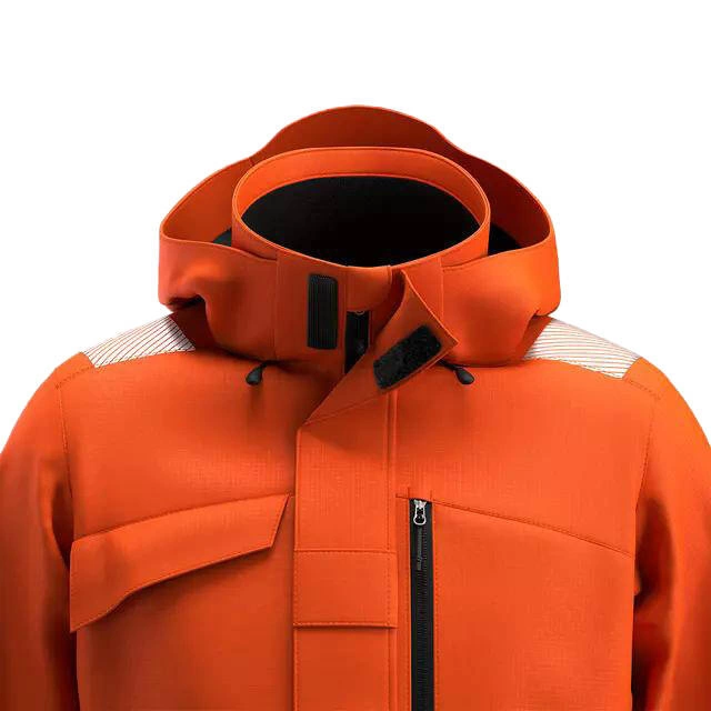 Kurtka zimowa odblaskowa SCUTI HIVIS pomarańczowo-czarna SAFETY JOGGER