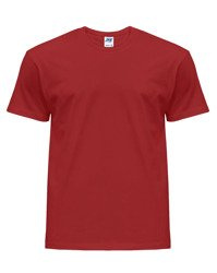Koszulka męska z krótkim rękawem szkarłatna | JHK Regular T-Shirt Man - efektBHP.pl