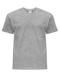 Koszulka męska z krótkim rękawem szary melanż | JHK Regular T-Shirt Man - efektBHP.pl