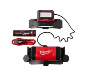 Latarka czołowa do kasku ładowana przez USB Milwaukee