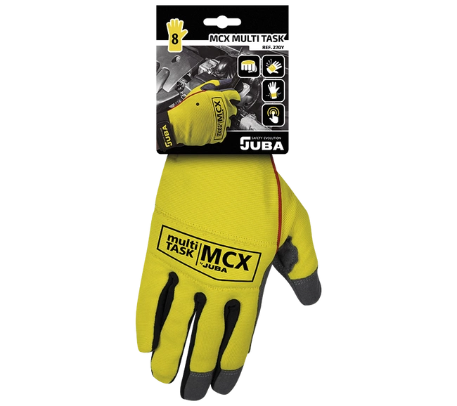 Rękawice robocze do pracy w warsztacie i nie tylko! Model Mecanix żółty Juba