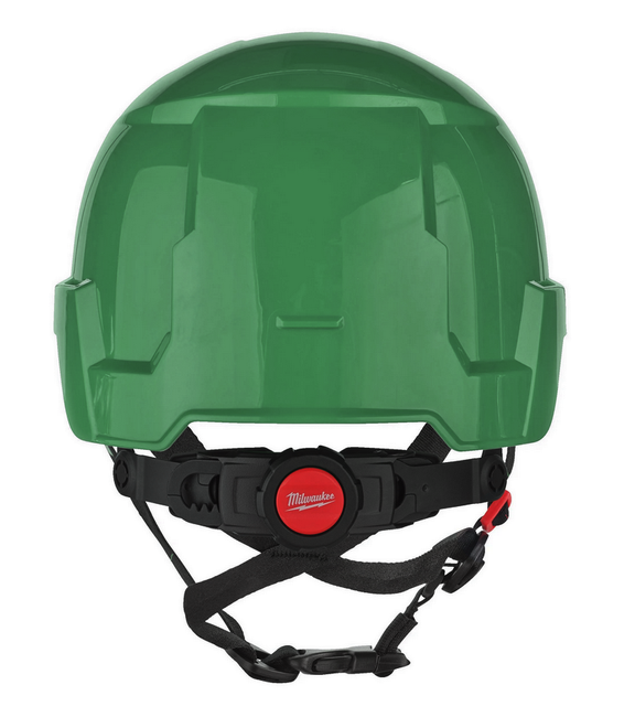 Kask niewentylowany z regulacją BOLT 200 zielony Milwaukee