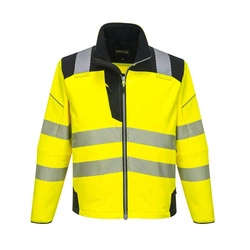 Kurtka softshell ostrzegawcza 402 żółto-czarna