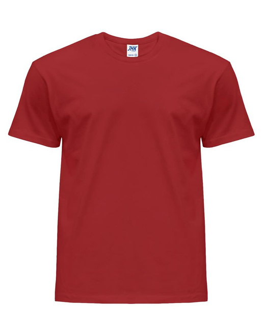 Koszulka męska z krótkim rękawem szkarłatna | JHK Regular T-Shirt Man - efektBHP.pl