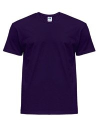 Koszulka męska z krótkim rękawem fioletowa | JHK Regular T-Shirt Man - efektBHP.pl