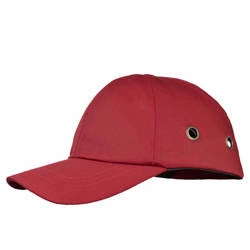 Hełm lekki przemysłowa kasko-czapka Bump Cap w kolorze czerwonym