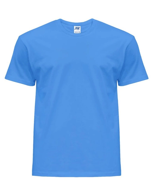 Koszulka męska z krótkim rękawem azurowa | JHK Regular T-Shirt Man - efektBHP.pl