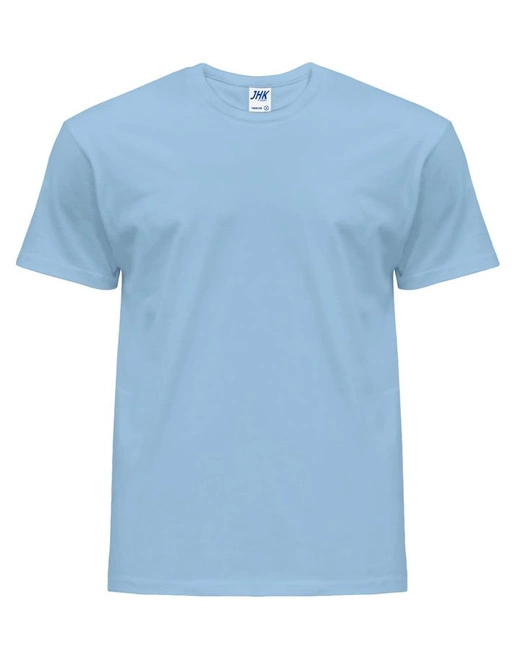 Koszulka męska z krótkim rękawem pastelowa błękitna | JHK Regular T-Shirt Man - efektBHP.pl