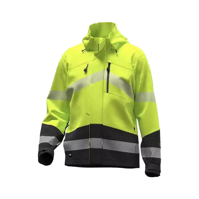 Robocza kurtka odblaskowa softshell SCUTI HIVIS żółto-czarna Safety Jogger