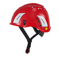 Kask do pracy ochronny Oreka Mips czerwony Irudek