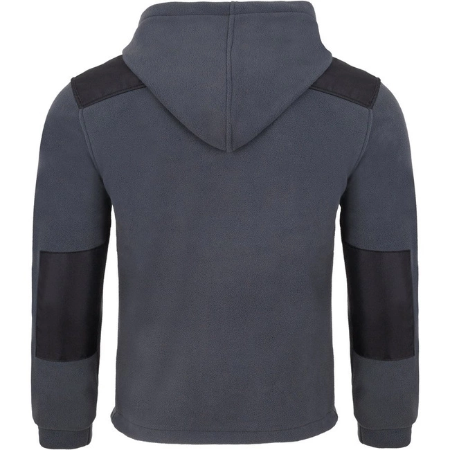 Polar z kapturem do pracy - gruby materiał FLRA 340 w kolorze grafitowym