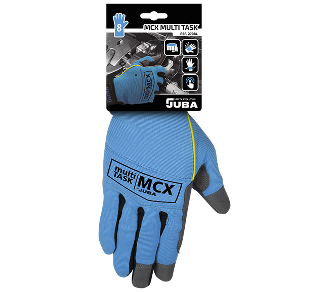 Rękawice robocze do pracy w warsztacie i nie tylko! Model Mecanix niebieski Juba